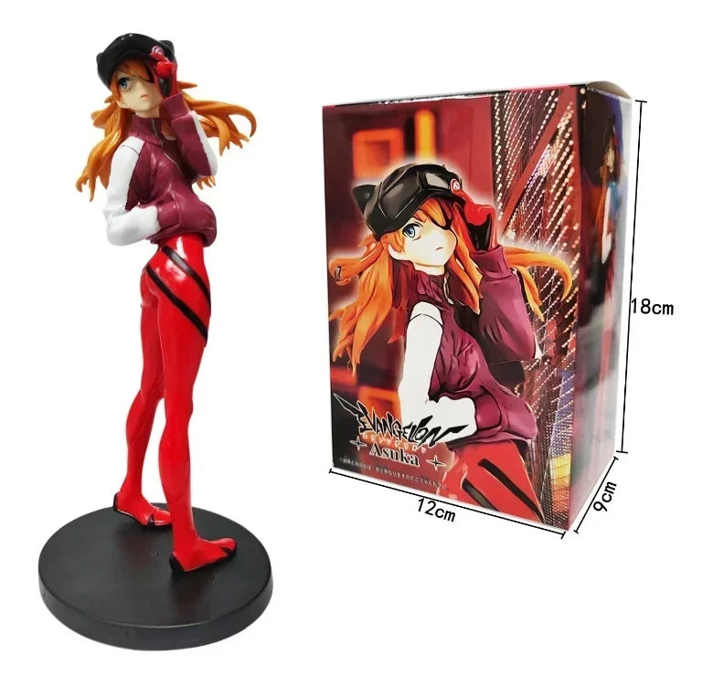 Asuka Sohryu Jersey Ver. Neon Genesis Evangelion Anime Figure Model PVC 8" [Boxed]