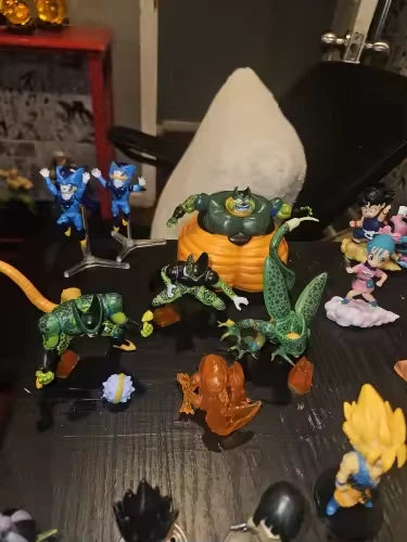 Cell Set of 7 pcs Dragon Ball Z Anime Figure Model Statue PVC 1 - 4" [No Box]