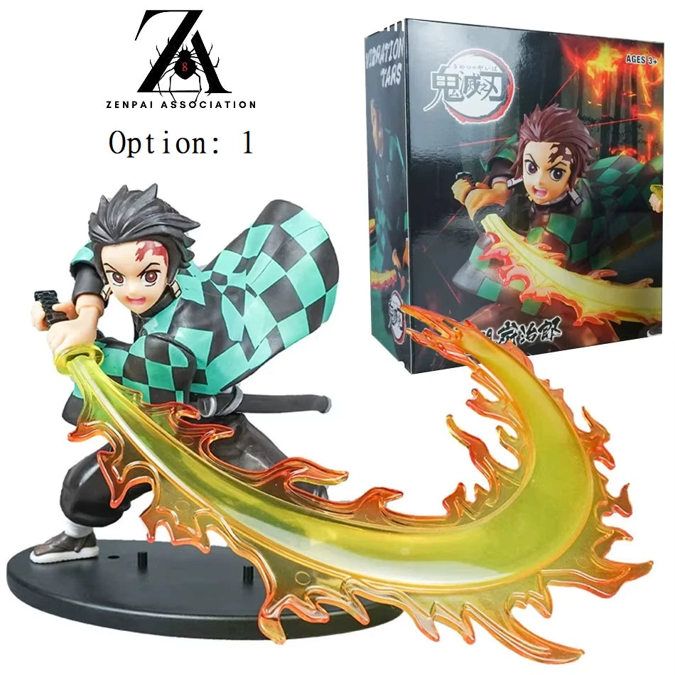 Tanjiro Zenitsu Kyojuro Demon Slayer Anime Figures PVC 6" [Boxed]
