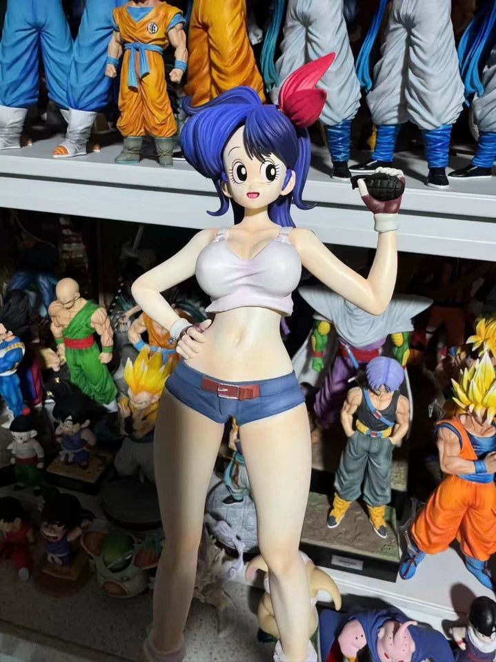 Young Bulma Dragon Ball Z Collectible Kawaii Anime Figure PVC 9.5" [Boxed]