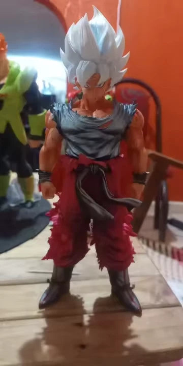 Goku Perfected Ultra Instinct Form Dragon Ball Z Anime Figure PVC 11" [No Box]