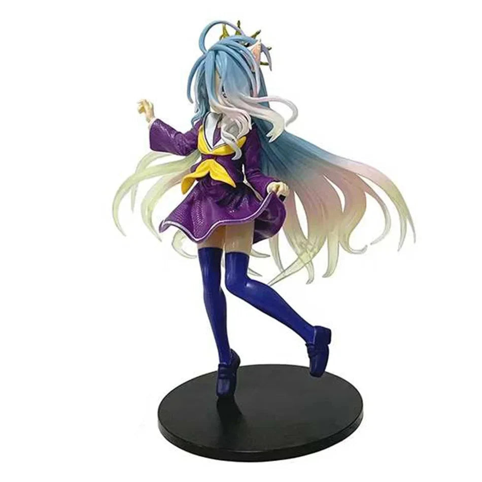 Shiro Neko No Game No Life Anime Collectible Kawaii Figure PVC 7" [Boxed]