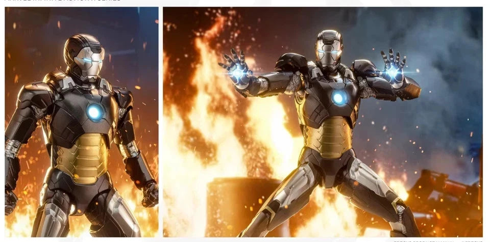 Iron Man Mark 12 Marvel Adjustable Action Figure PVC 7" [Boxed] *No Glow*