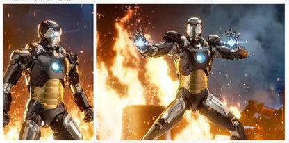 Iron Man Mark 12 Marvel Adjustable Action Figure PVC 7" [Boxed] *No Glow*