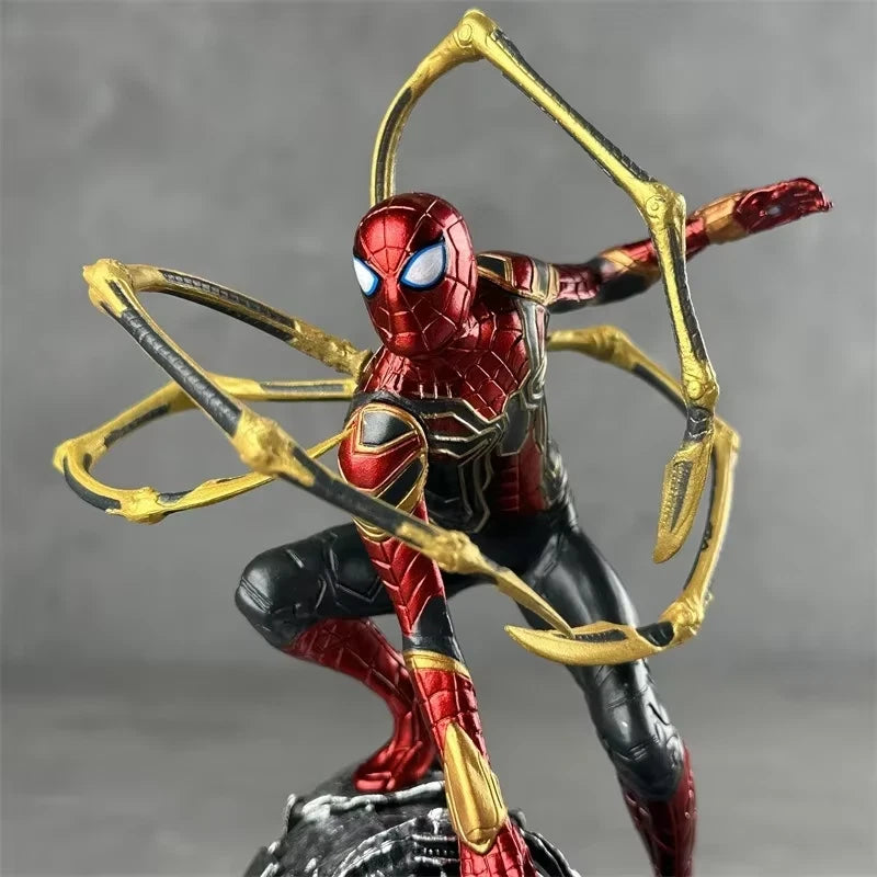Spider-Man Iron Suit Mavel Avengers Infinity War Figure Model Statue PVC [No Box]