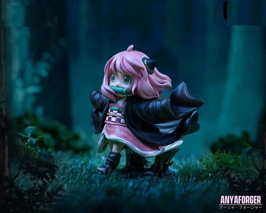 Anya Nezuko Outfit Spy × Family Demon Slayer Anime Figure PVC 4.7" [Boxed]