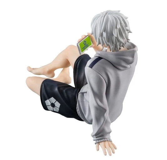 Nagi Seishiro Relaxing Blue Lock Anime Collectible Desktop Figure PVC 3" [Boxed]