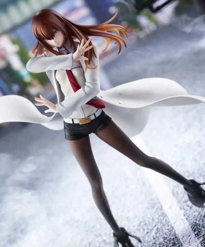 Kurisu Makise Lab Coat Steins;Gate Anime Figure Model Statue PVC 7.5" [Boxed]