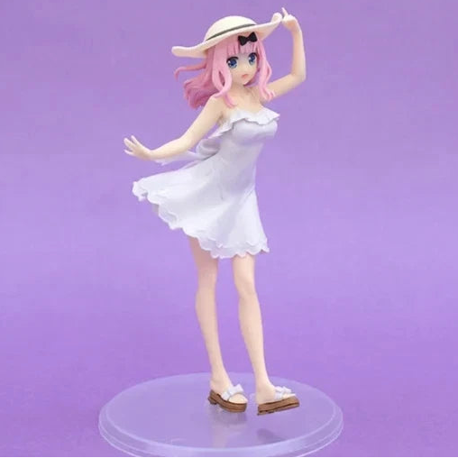Chika Fujiwara Seaside Ver. Love is War Kawaii Anime Figure Model PVC 7" [No Box]