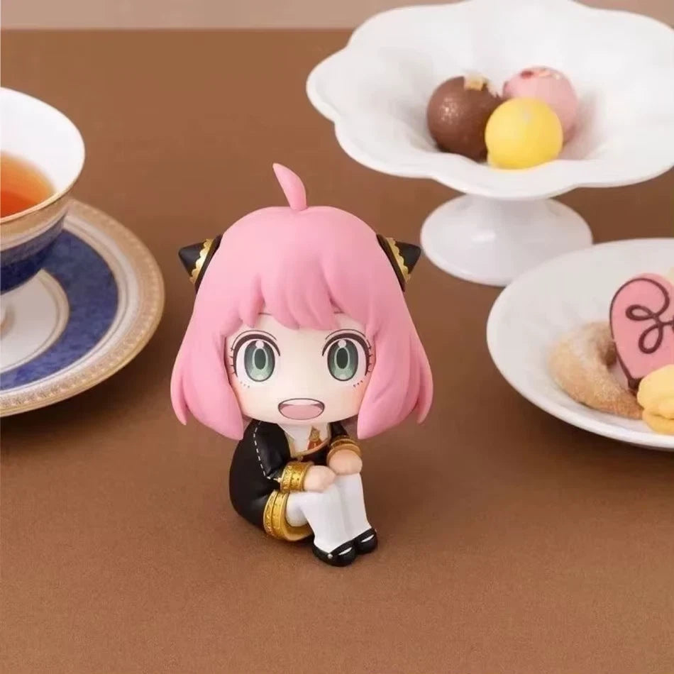 Anya Forger Spy × Family Anime Kawaii Desktop Miniature Figurine PVC 3.9" [No Box]