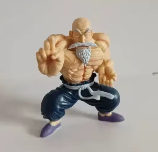 Master Roshi Buff Dragon Ball Z Classic Anime Figure Model Statue PVC 4" [No Box]