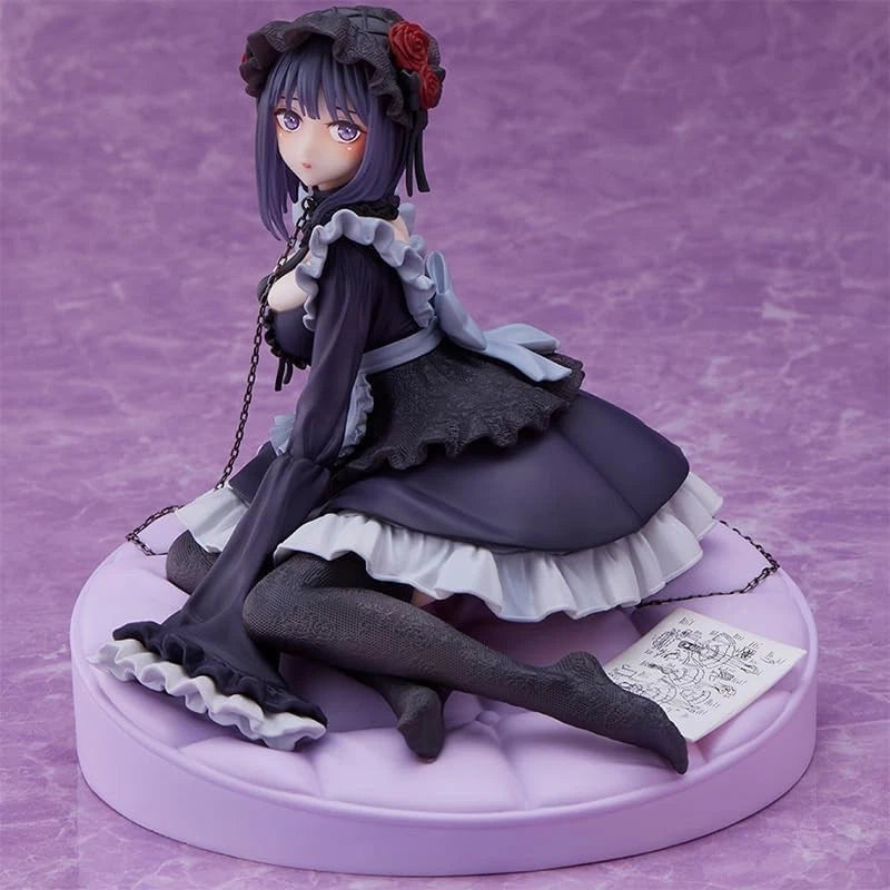 Marin Shizuku Kuroe Goth Maid My Dress-Up Darling Anime Figure PVC 4.5" [Boxed]