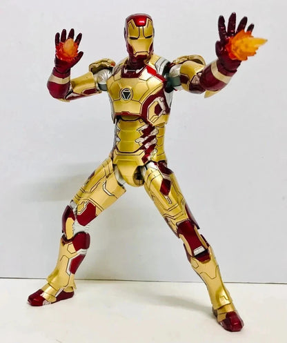 Iron Man Mark 42 Marvel Adjustable Classic Action Figure Model PVC 6" [Boxed]