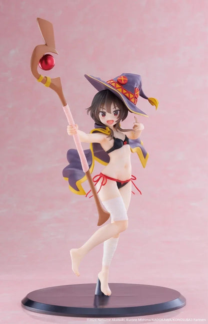 Megumin Bikini KonoSuba Anime Collectible Petite Kawaii Figure PVC 7" [Boxed]