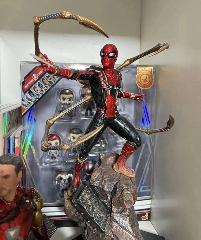 Spider-Man Iron Suit Mavel Avengers Infinity War Figure Model Statue PVC [No Box]