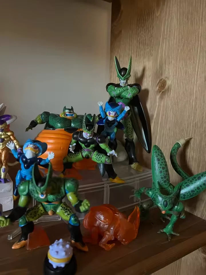 Cell Set of 7 pcs Dragon Ball Z Anime Figure Model Statue PVC 1 - 4" [No Box]