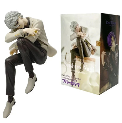 Seishiro Nagi & Reo Mikage Sweets Flavor Blue Lock Anime Figure Model Statue PVC 4" [Boxed]