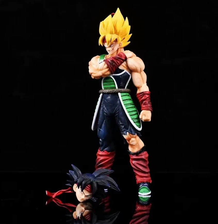 Bardock Battle Armor Dragon Ball Z Adjustable Anime Figure Model PVC 9" [No Box]