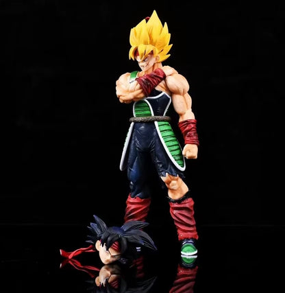 Bardock Battle Armor Dragon Ball Z Adjustable Anime Figure Model PVC 9" [No Box]