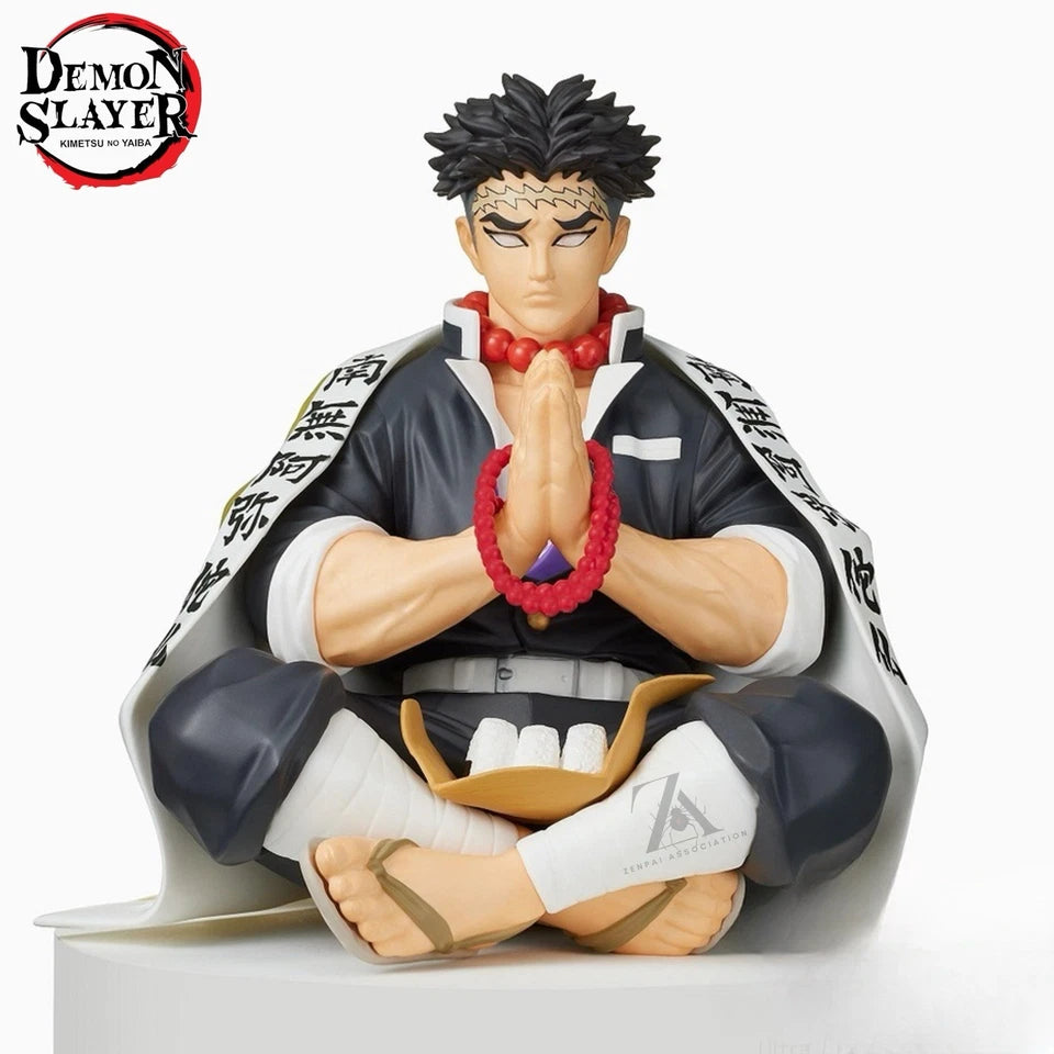 Gyomei Himejima Meditating Demon Slayer Anime Figure Model Statue PVC 3.5" [Boxed]