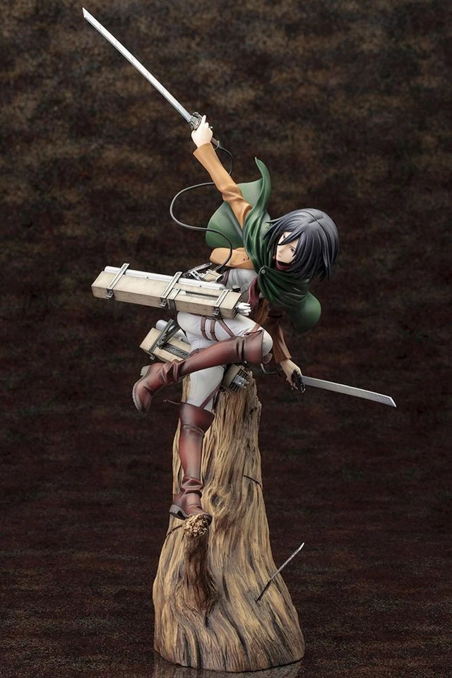 Mikasa Ackerman Attack on Titan AoT Anime Collectible Figure PVC 13.7" [Boxed]