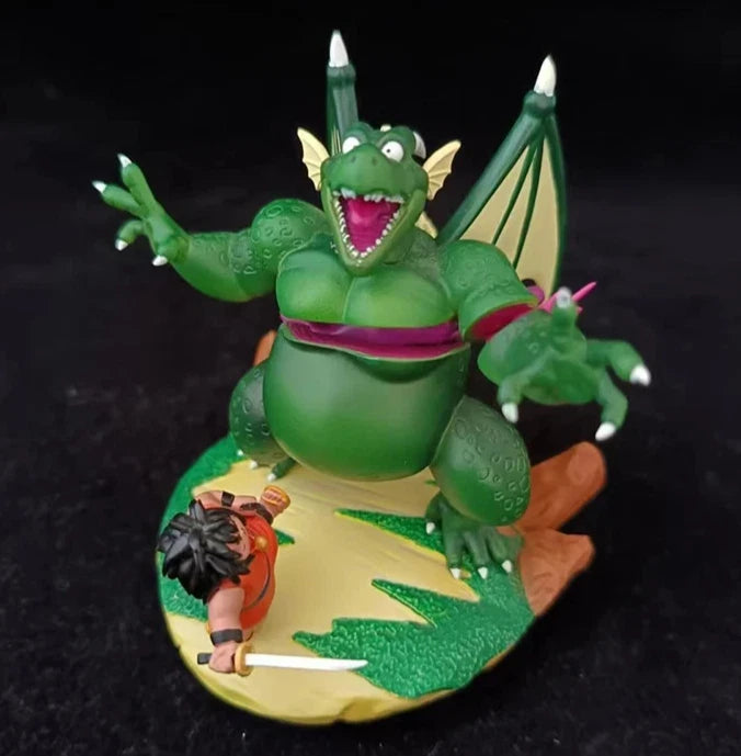 Yajirobe vs Cymbal Dragon Ball Collectible Anime Figure Model Statue PVC 3"