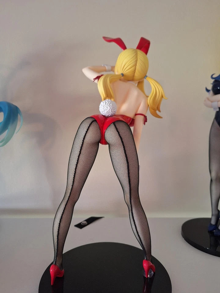 Lucy Heartfilia Bare Leg Bunny Fairy Tail Full Bust Anime Figure PVC 14" [No Box] *Adult Collectible*