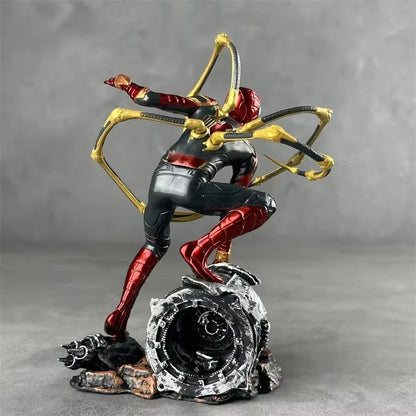 Spider-Man Iron Suit Mavel Avengers Infinity War Figure Model Statue PVC [No Box]
