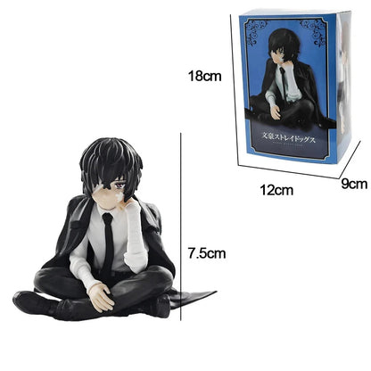 Osamu Dazai Sitting Bungo Stray Dogs Desktop Anime Figure Model PVC 5.3" [Boxed]