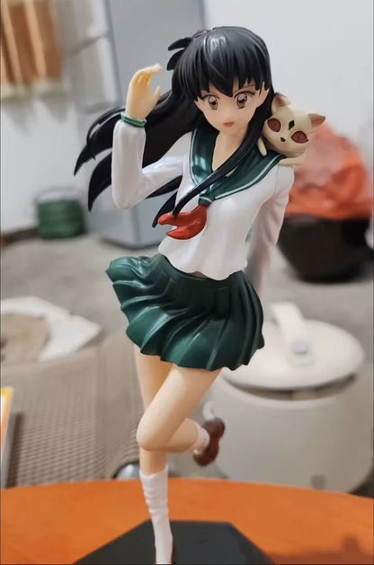 Kagome Student Uniform Inuyasha Anime Kawaii Figure PVC 9" [No Box]