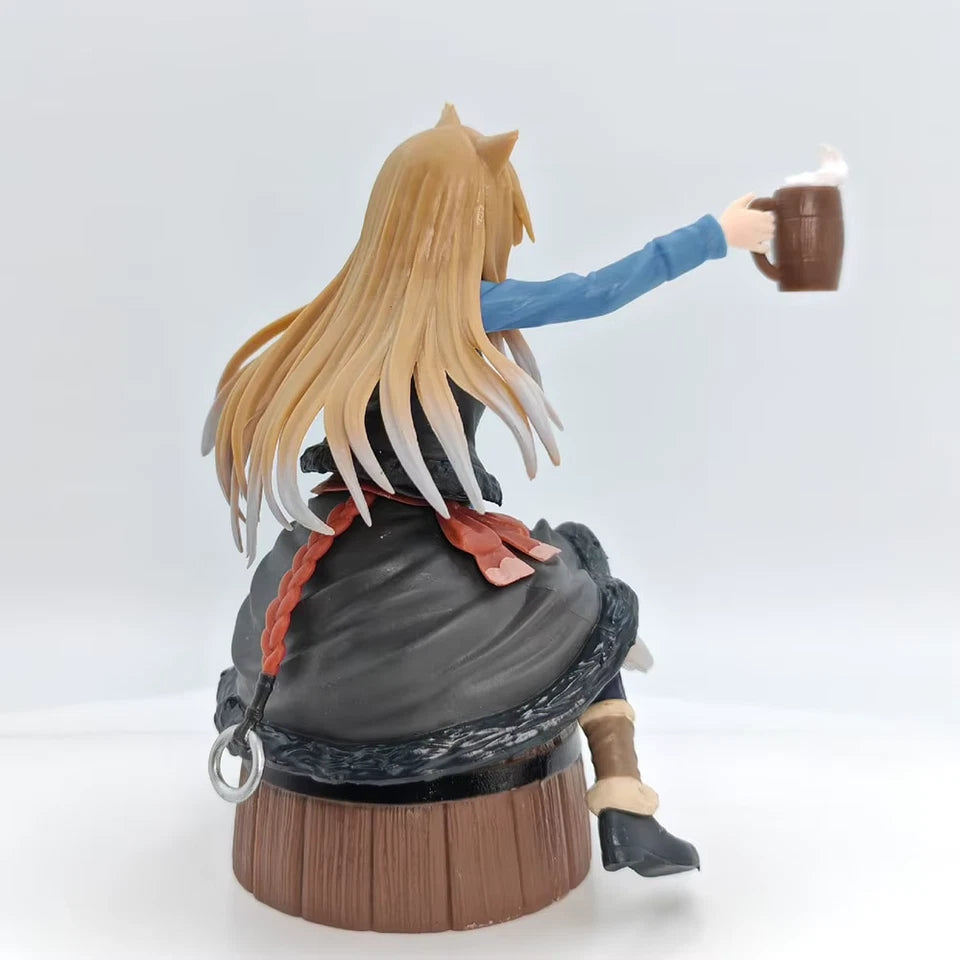 Holo The Wise Cheers Spice and Wolf Kawaii Premium Anime Figure PVC 6.7" [Boxed]