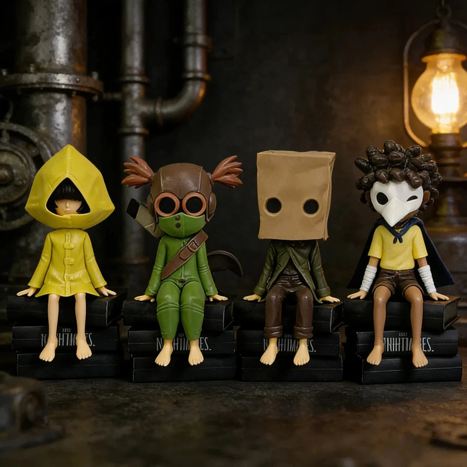 Six, Alone, Low, Mono Little Nightmares Collectible Desktop Figure PVC 5" [Boxed]