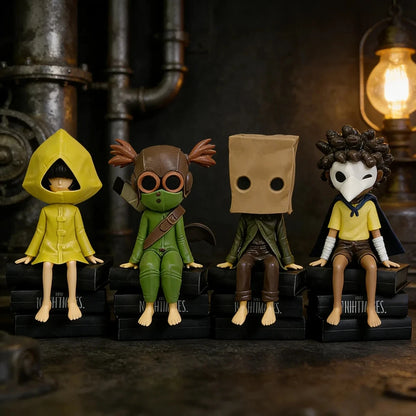 Six, Alone, Low, Mono Little Nightmares Collectible Desktop Figure PVC 5" [Boxed]