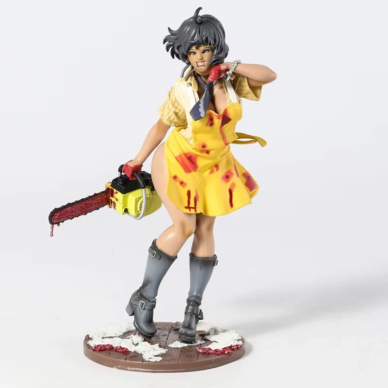 Female Leatherface Scary Parody Horror Figure PVC 7" [Boxed] *Adult Collectible*