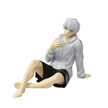 Nagi Seishiro Relaxing Blue Lock Anime Collectible Desktop Figure PVC 3" [Boxed]