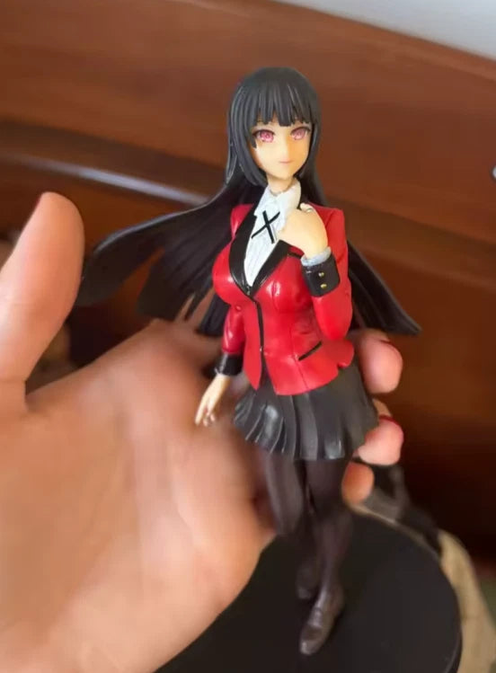Yumeko Compulsive Gambler Kakegurui Kawaii Anime Figure PVC 8" [No Box]