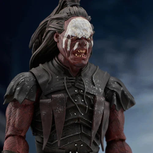 Lurtz Uruk-hai Captain The Lord of the Rings Adjustable Action Figure PVC 7" [Boxed]