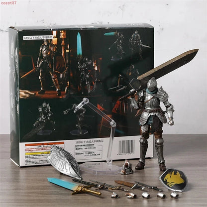 Knight Fluted Armor Dark Souls Adjustable Collectible Figure PVC 5.9" [Boxed]
