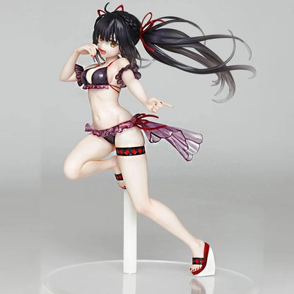Kurumi Tokisaki Swimsuit Date A Live Anime Kawaii Waifu Figure PVC 7.8" [No Box]