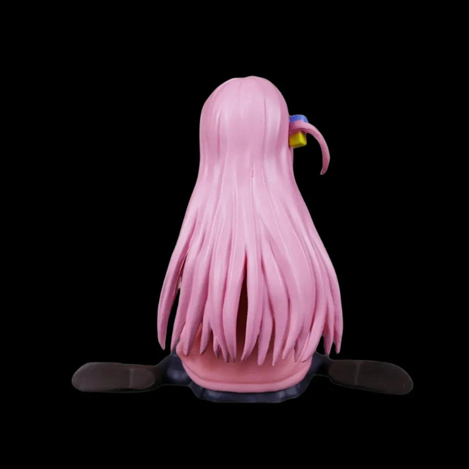 Hitori Gotoh Sitting Bocchi the Rock! Anime Kawaii Figurine PVC 3" [Boxed]