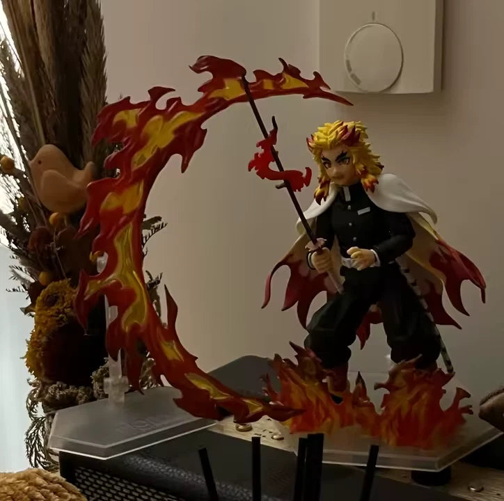 Kyojuro Flame Breathing Demon Slayer Anime Adjustable Figure PVC 5.5" [Boxed]