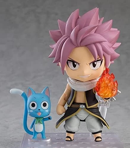Natsu Fairy Tail Collectible Adjustable Chibi Anime Figure PVC 3.9" [Boxed]
