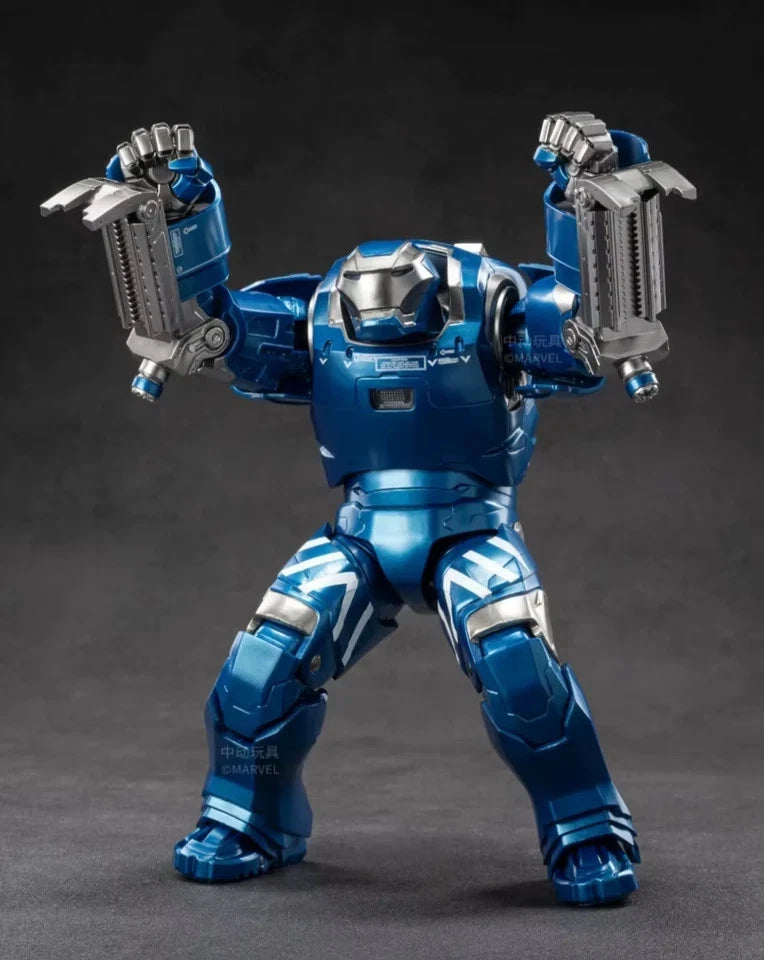 Iron Man Mark 38 Hulk Buster Marvel Adjustable Action Figure 7" [Boxed] *No Glow