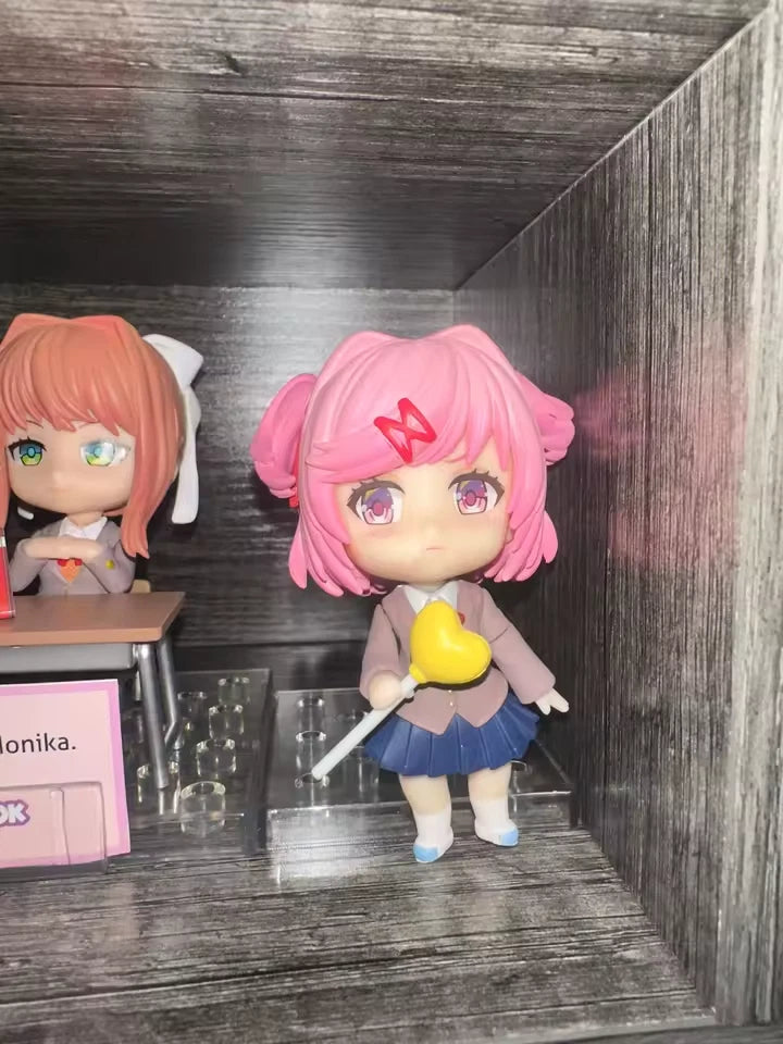 Natsuki Doki Doki Literature Club! Adjustable Kawaii Anime Figure PVC 4" [Boxed]