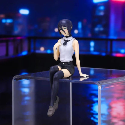 Reze Bomb Girl Sitting Chainsaw Man Anime Figure Model Statue PVC 4" [No Box]