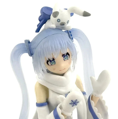 Hatsune Miku Snow Sky Town Ver Project DIVA Vocaloid Anime Figure PVC 5" [Box]