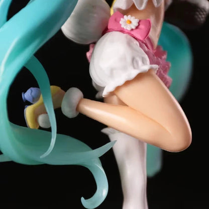 Hatsune Miku Easter Bunny Project DIVA Vocaloid Anime Figure PVC 9" [No Box]