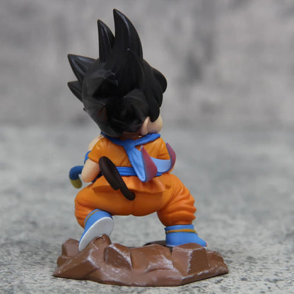 Young Goku & Puar Dragon Ball Z Anime Collectible Action Figurine PVC 4" [Boxed]
