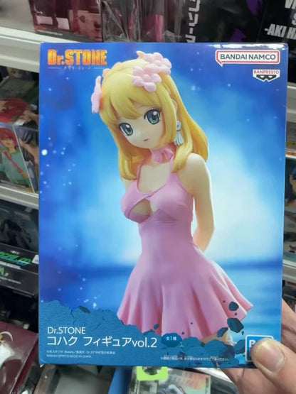 Kohaku Pink Mini Dress Dr. Stone Kawaii Anime Figure Model Statue PVC 7.8" [Original]