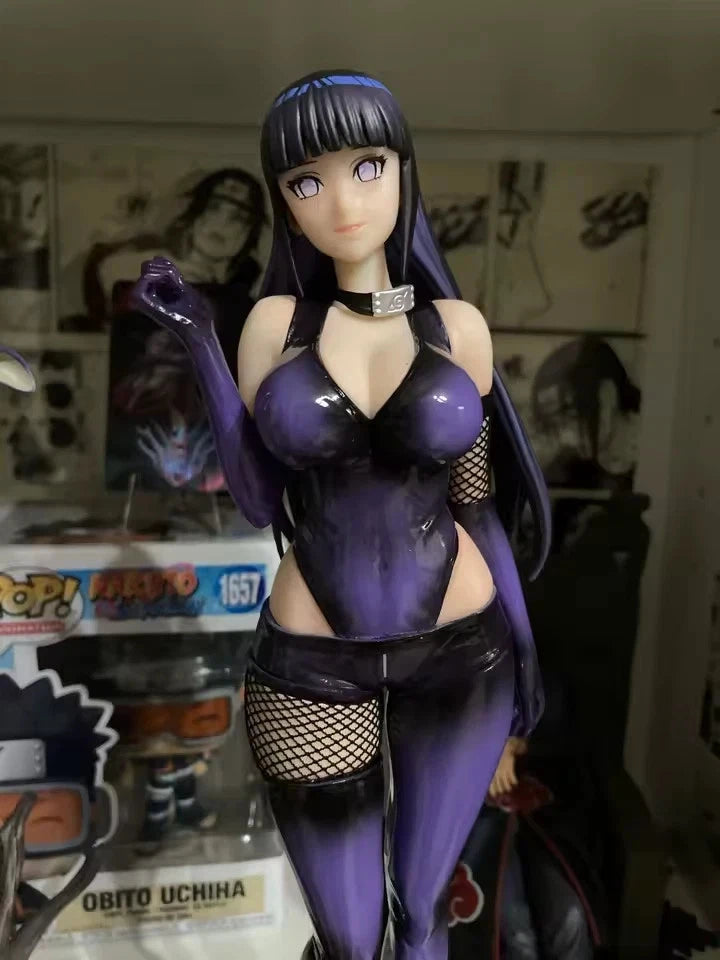 Hinata Hyuga Rave Girl Latex Naruto Exclusive Anime Figure PVC 11.8" [Boxed]